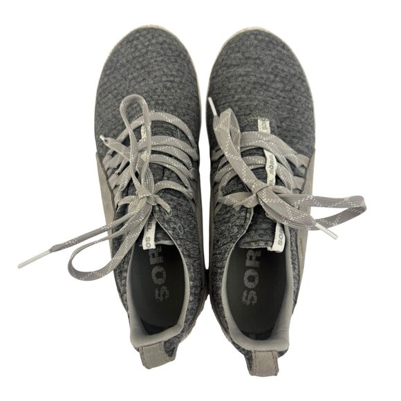 Sorel Gray Out N About Waterproof Sneakers Shoes Womens Size 8 Suede Mesh Winter - Picture 4 of 10